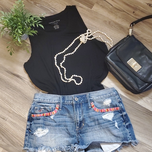 Hollister Pants - Hollister Jean Shorts Cutoffs Size 5